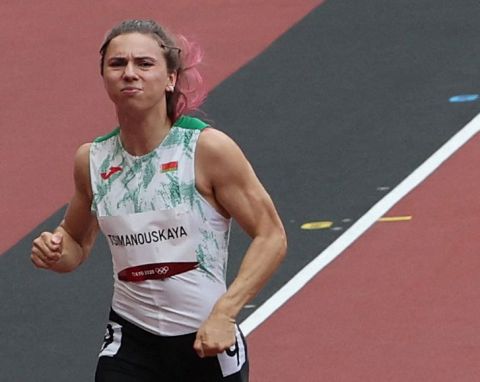 IOC removes two Belarus coaches as sprinter Tsimanouskaya says order to send her home came from ‘high up’