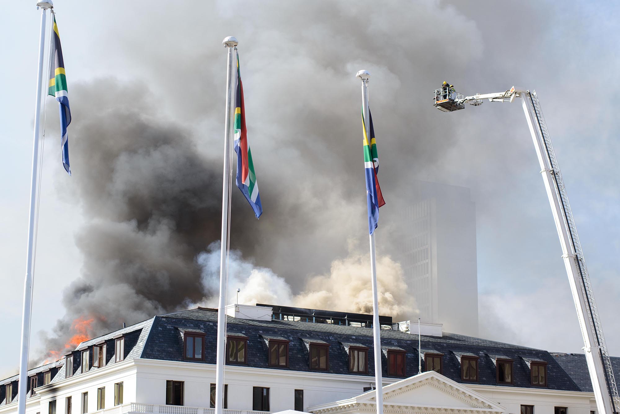 parliament burns