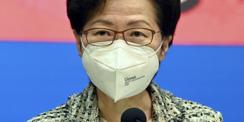 Hong Kong’s leader acknowledges pandemic frustration; South Africa registers 1,682 new cases