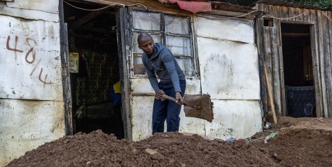 Devastated KZN community digs into the mud in desperate search for flood victims
