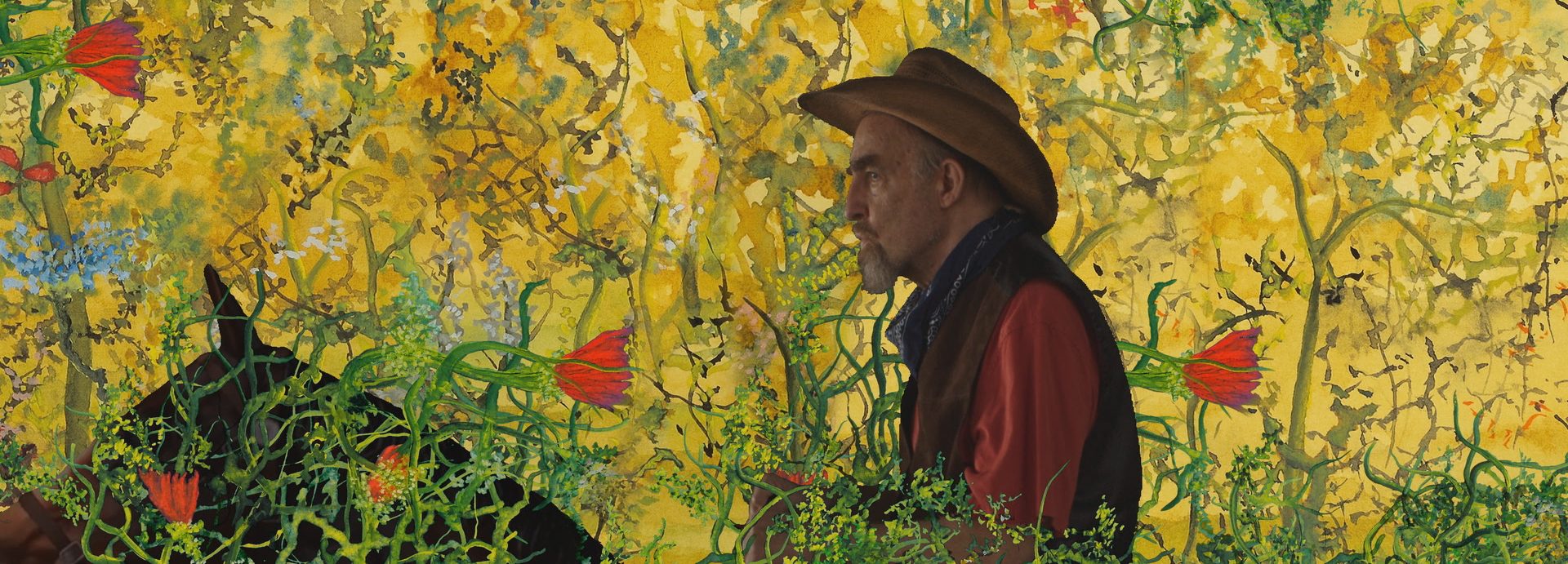 Production still from Painting With John. Image: courtesy of Showmax and HBO