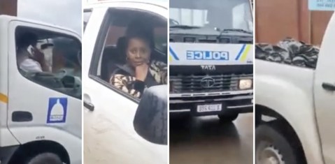 An eThekwini staffer hijacks food meant for rescuers after in the flood in KZN