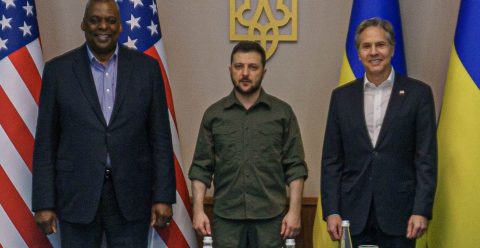 US vows to step up arms deliveries; Biden officials meet Zelensky in Kyiv