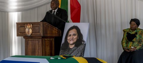 Family, friends and political leaders honour the memory of ANC’s Jessie Duarte