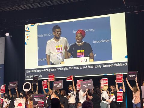 Activists at  AIDS Conference protest ‘systemic racism’ behind visa denials and lack of funding driving new deaths