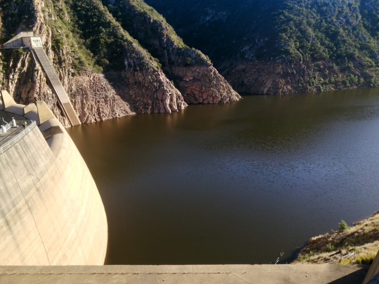 A view of Kouga Dam