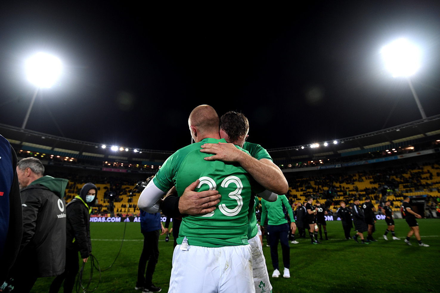 Ireland rugby players Keith Earls (and Peter O'Mahony