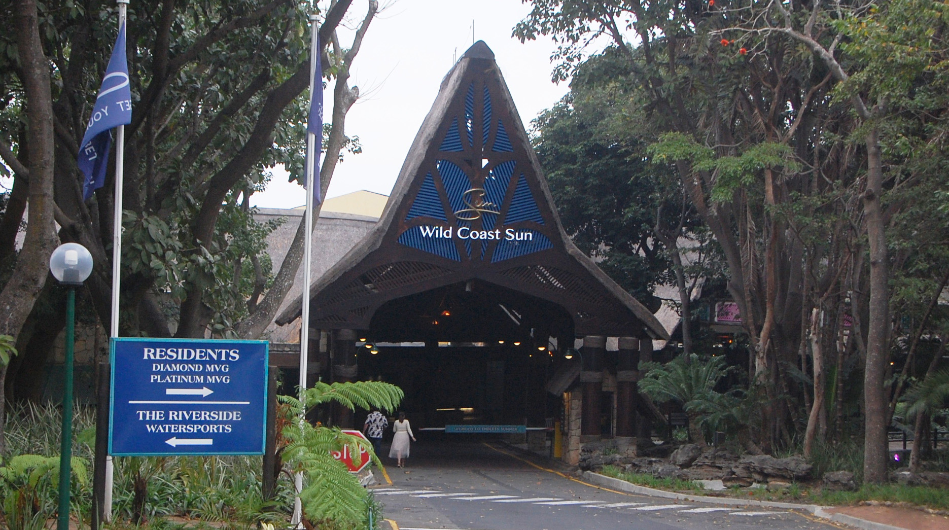 wild coast resort entrance