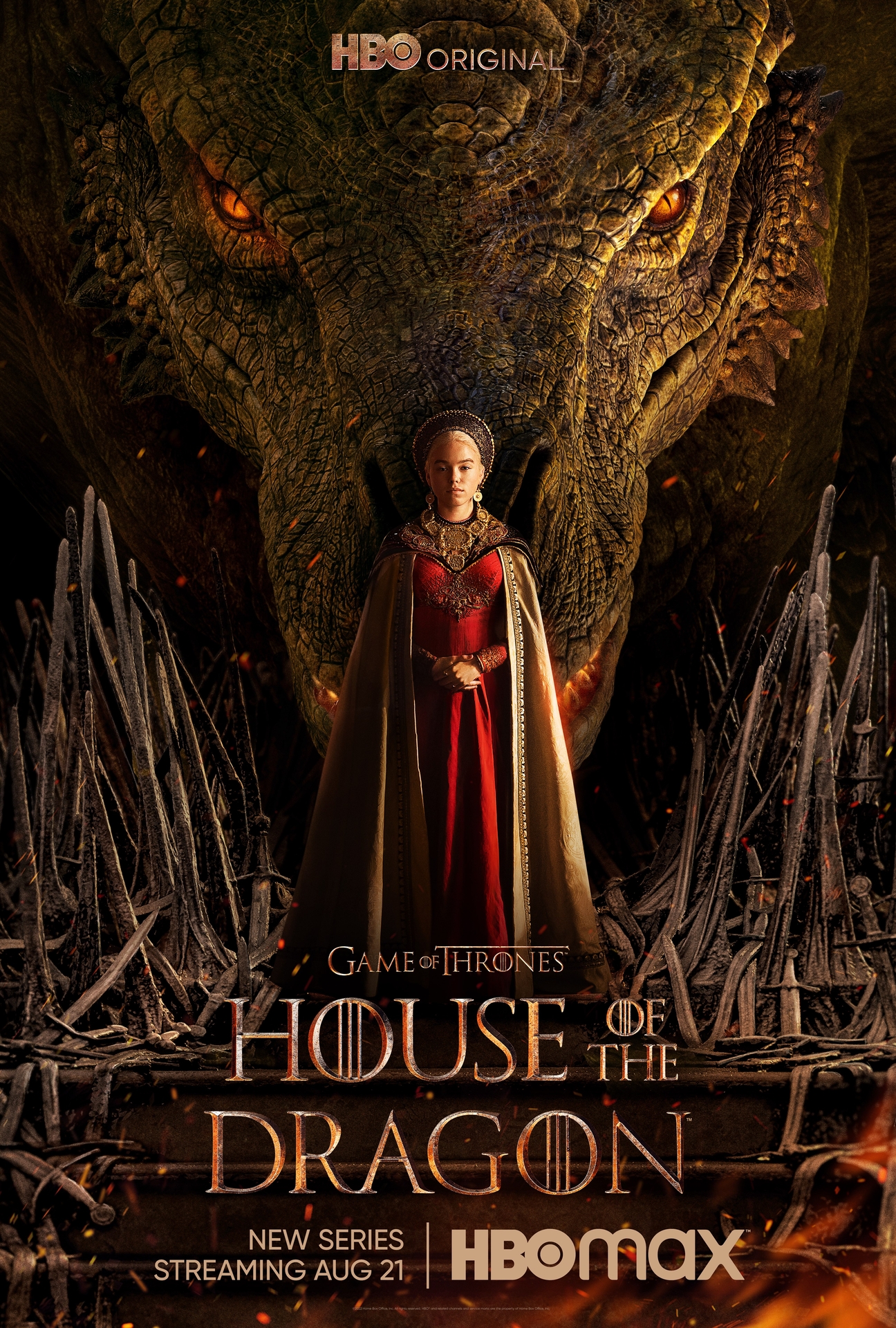 House of the Dragon poster. Image: courtesy of Warner Brothers