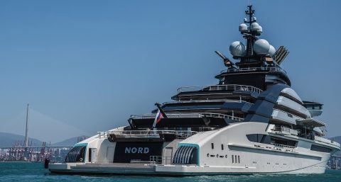 Russian superyacht Nord may have given Cape Town a wide berth