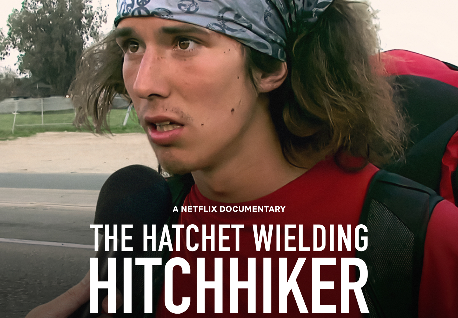 ‘The Hatchet Wielding Hitchhiker.’ Image: courtesy of Netflix