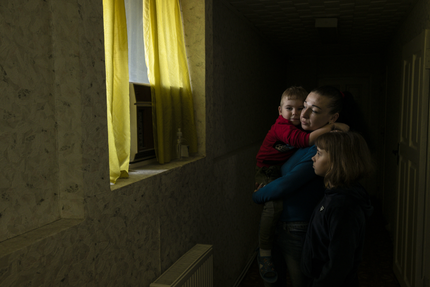 'Silent Light 10'. Maria (35) and her two children Denis (4) and Veronika (10) are living in a reception centre in Chișinău, Moldova. They were displaced from Jérzon, Ukraine, after the attacks on their city began. Maria feels anguish because many of her relatives remained in Jérzon and she does not know when she will be able to return to Ukraine. Even when she can return, the city where she lived is being destroyed, so she doesn’t know if her house will still be standing. Chișinău, Moldova, 19 April 2022. This portfolio approaches the portrait not only as a way of getting closer to another person, but also as a dialogue between our own perception and that which is alien to us through others. Historically, the photographer and the camera have occupied a position of power and privilege over those portrayed. However, in my work in different countries I often question this approach. I try to position the model and portrait artist on a more equal footing that creates a starting point for a more sincere dialogue. Using a photojournalism and documentary photography approach also helps add depth to the work and enhances the connection at a time when we are constantly bombarded with images. © Israel Fuguemann, Mexico, Shortlist, Professional competition, Portfolio, Sony World Photography Awards 2023