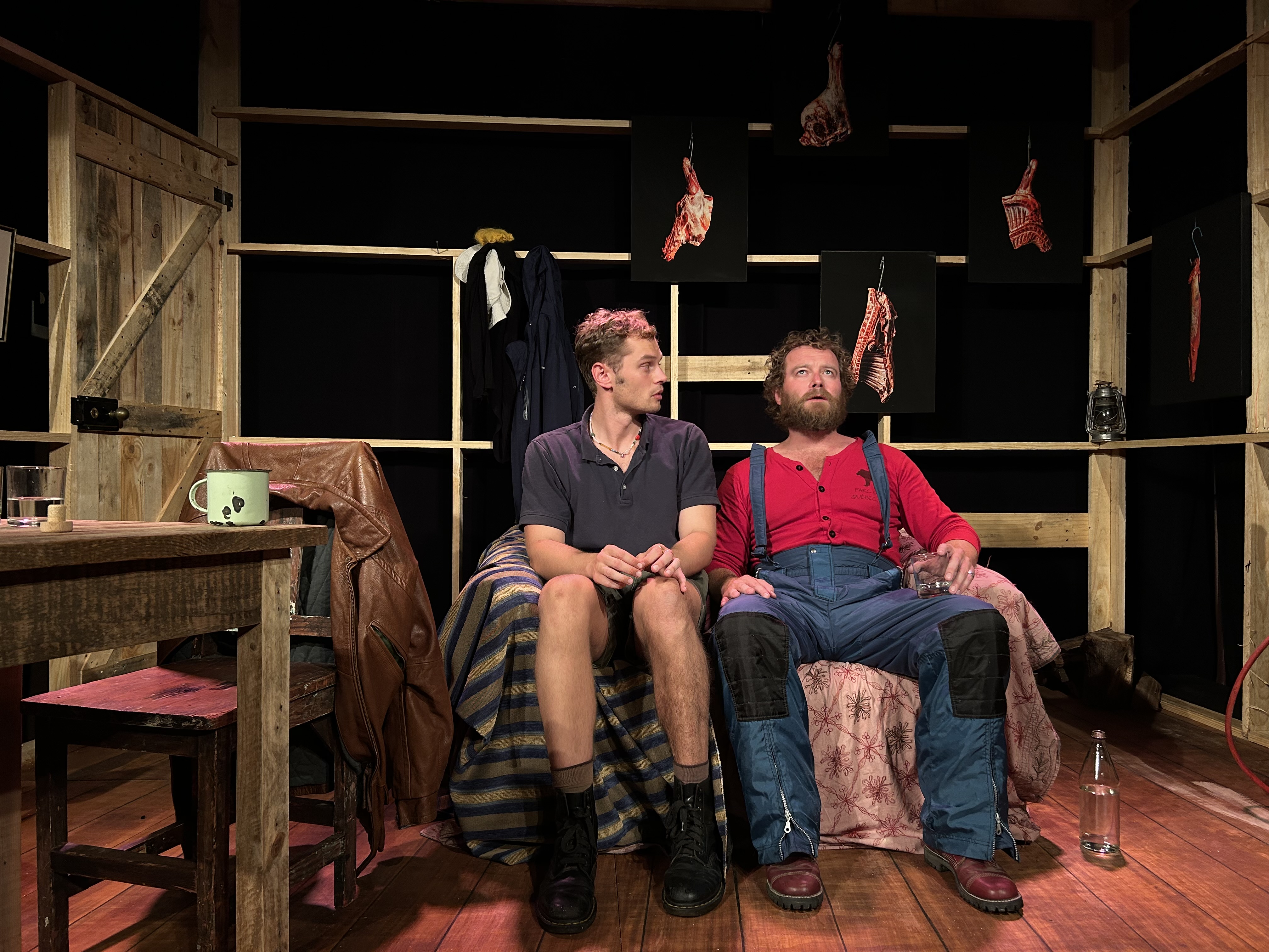 Brothers with a traumatic past - Aidan Scott (left) and Nicholas Pauling in 'The Rangers'. Image: Daniel Newton.