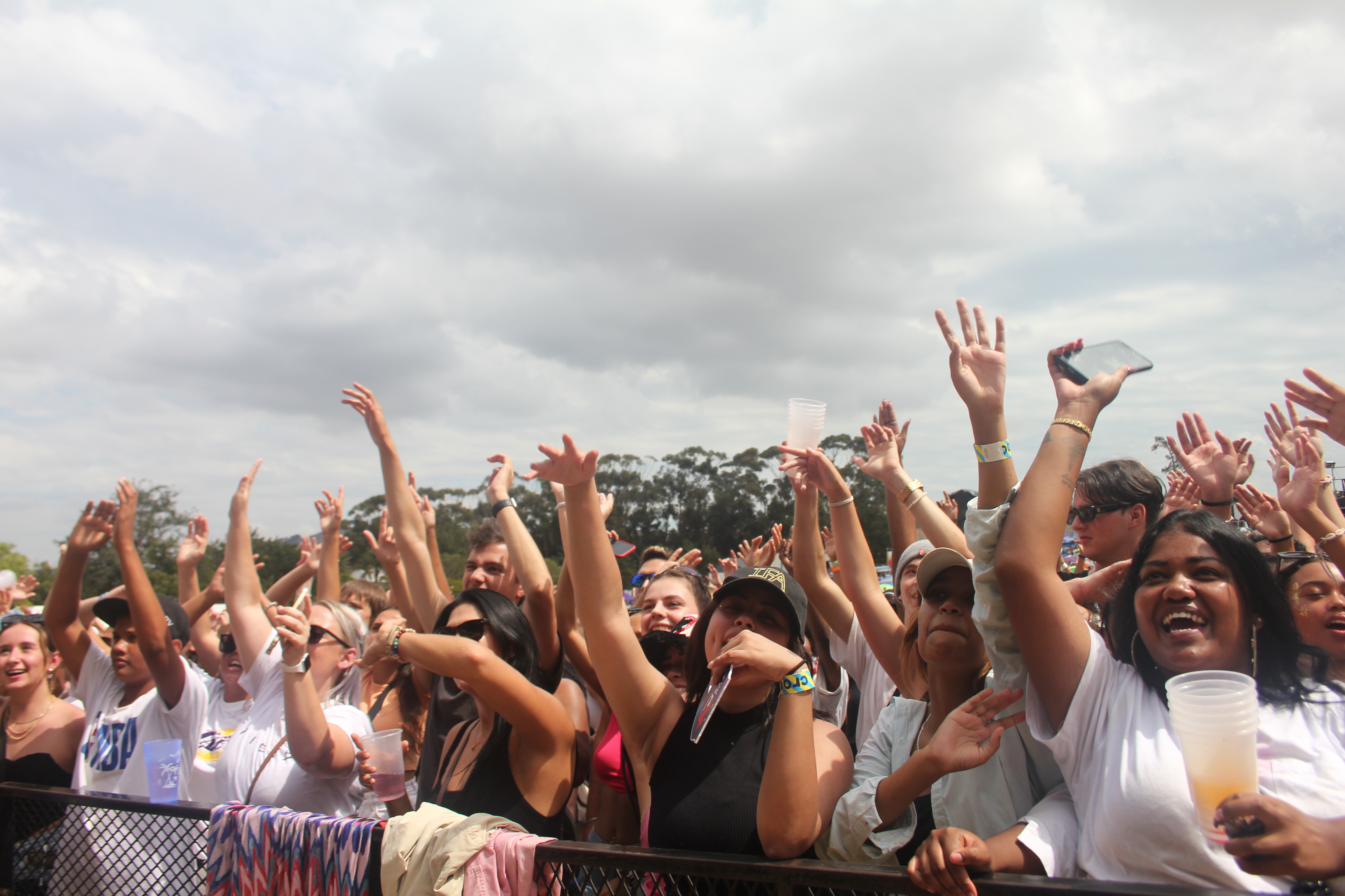 The crowd during Emo Adams' performance at the Galaxy KDay Festival. Image: An Wentzel