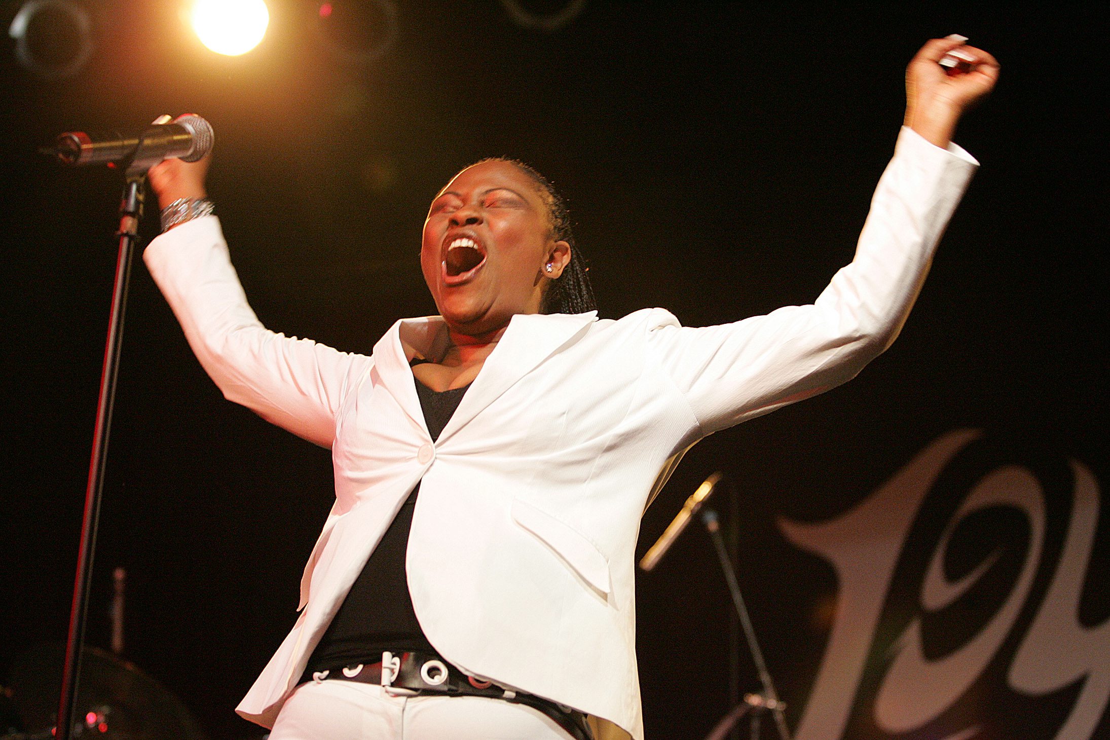 Gloria Bosman preform during the Standard Bank Joy of Jazz 2007 held in Newtown, Johannesburg, South Africa. Image: Lefty Shivambu / Gallo Images