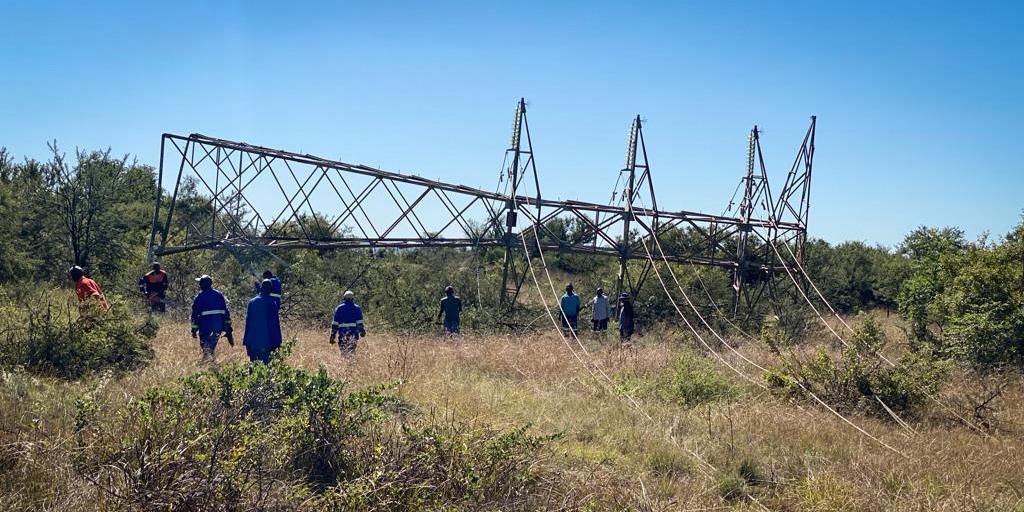 Tshwane pylons collapse
