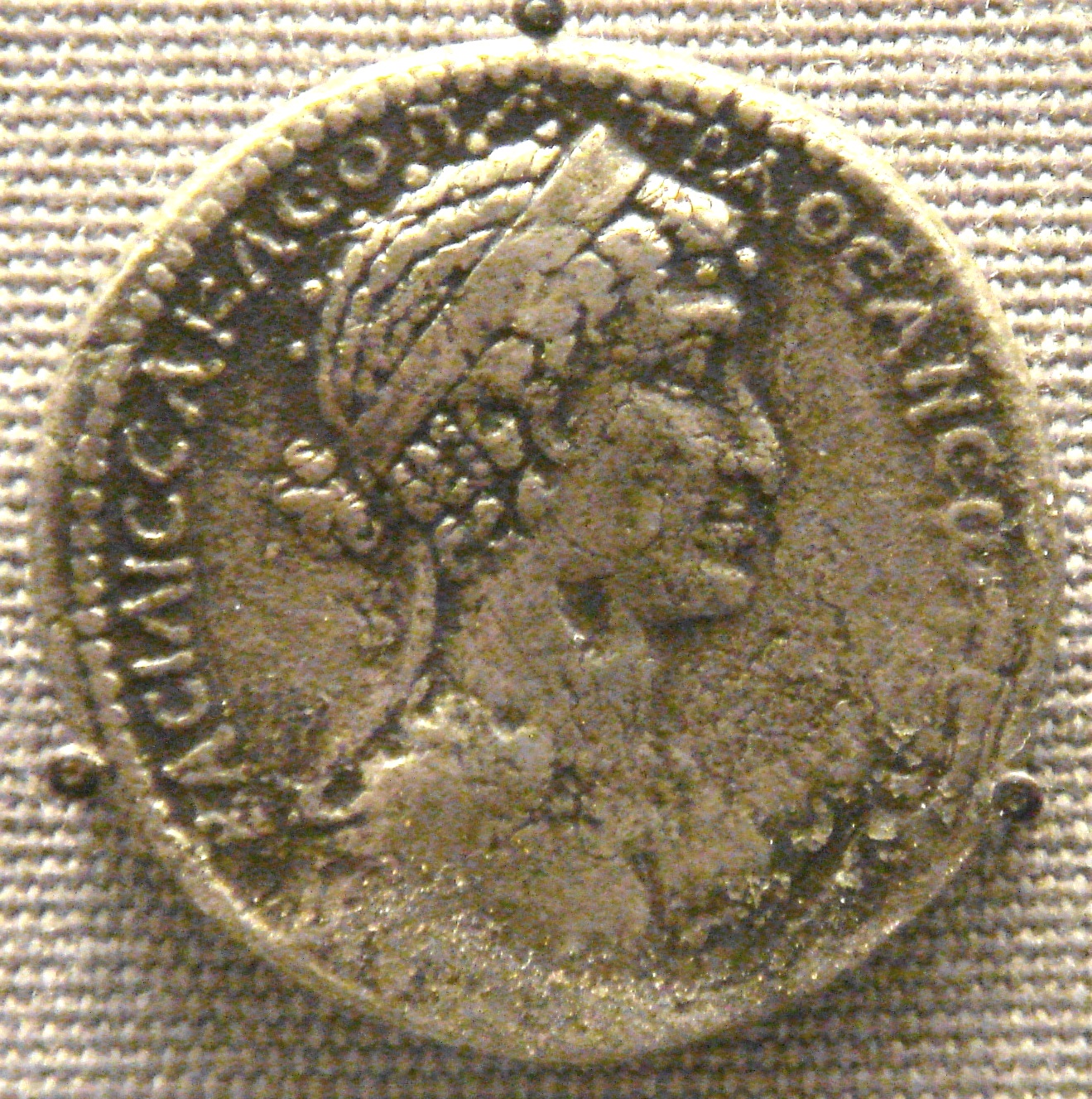 A silver coin showing Cleopatra’s face. Image: British Museum / Wikimedia Commons