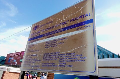 Jubilee District Hospital in Hammanskraal, cholera outbreak