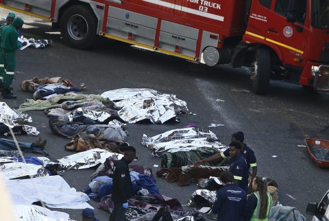 73 people died in a building fire in Johannesburg
