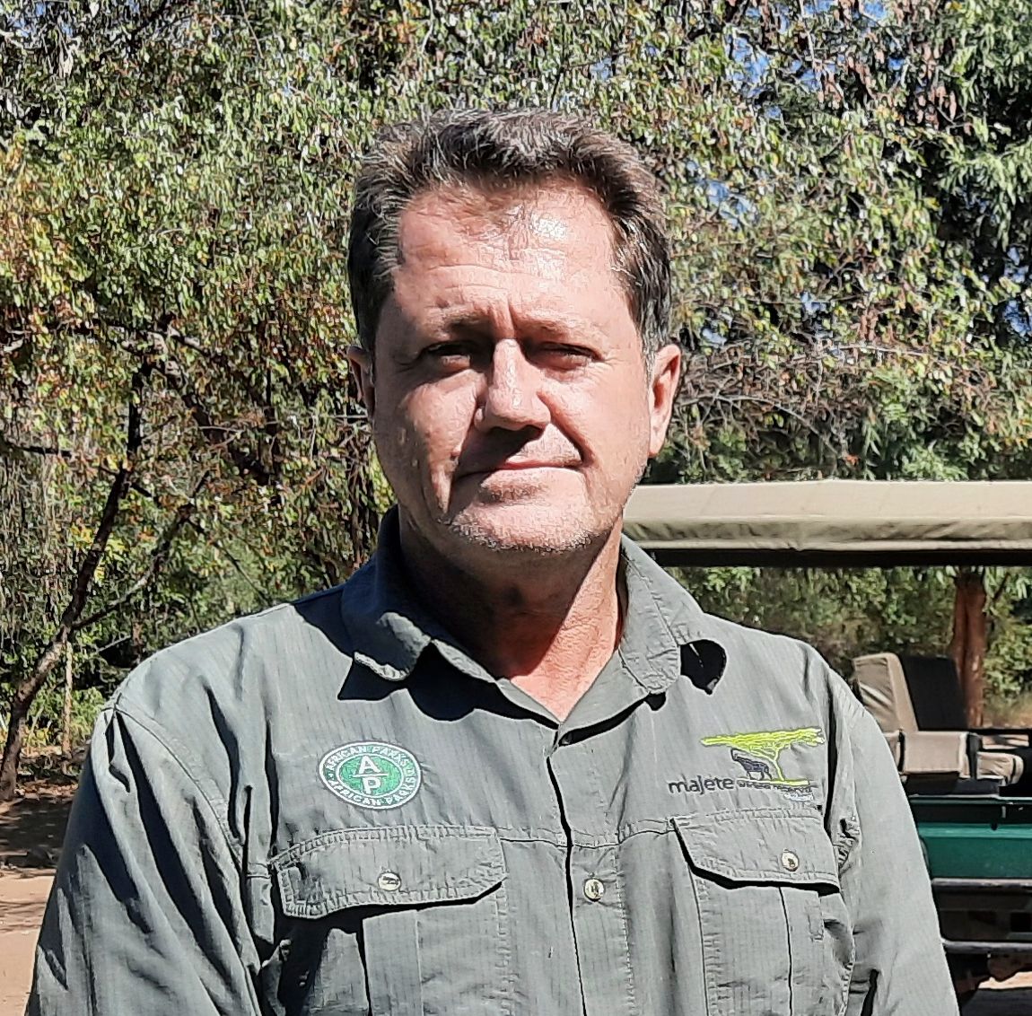 Park manager John Adendorff at Majete Wildlife Reserve.