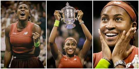 Coco Gauff burns bright after being crowned the new queen of tennis