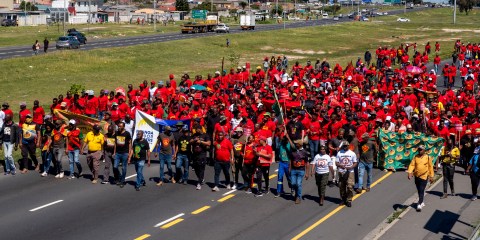 EFF’s protest against taxi impoundments in Cape Town draws little support