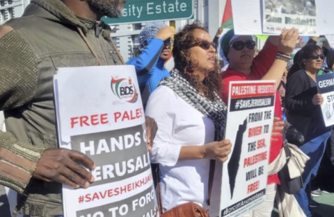 Cape Town Marathon runner assaults Communicare CEO at pro-Palestine roadside picket