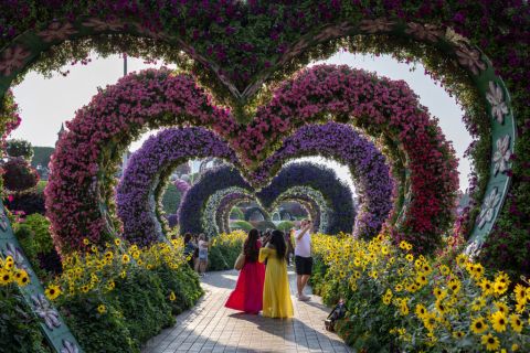 Dubai’s ‘Miracle Garden’ amidst a water scarcity challenge, and more from around the world