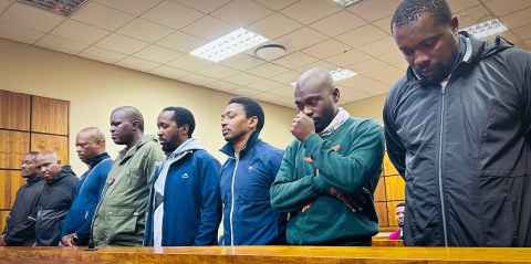 Mashatile’s VIP officers show their faces for the first time, as court postpones case for trial in May next year