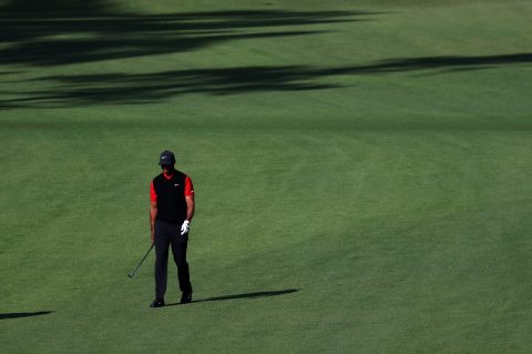 Tiger Woods plays 9 practice holes; Fred Couples thinks Woods will contend at Masters