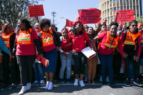 While politicians campaigned,  237,000 lost their jobs in South Africa