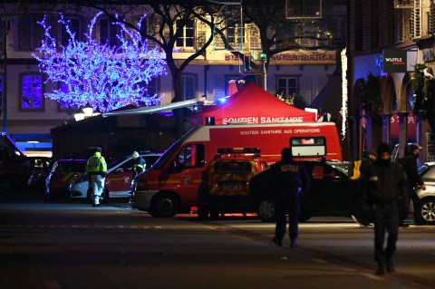 Gunman on run after killing three at Strasbourg Christmas market