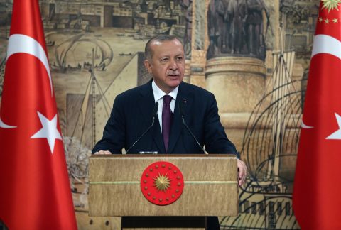 Erdogan says Turkey won’t compromise over rights at sea