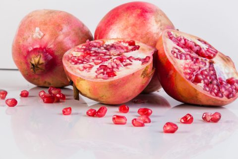 A solitary affair with a pomegranate